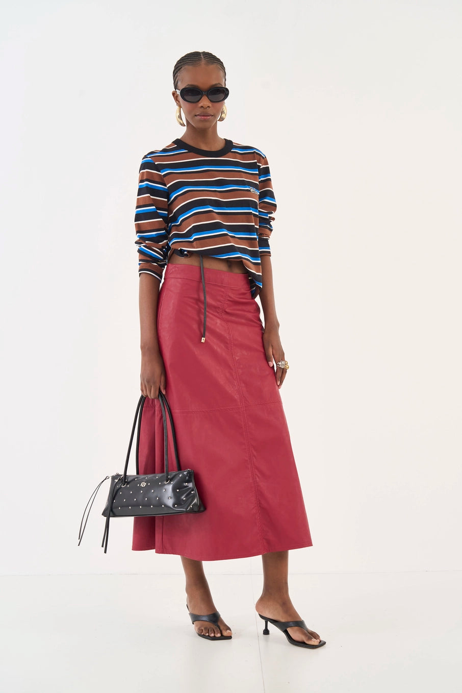 Camiseta Manga Longa Listrada - Colcci