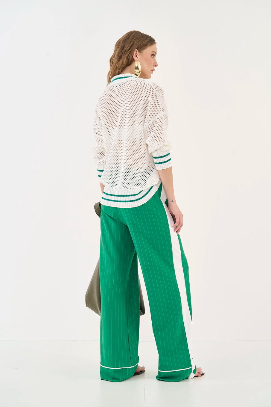 Blusa Loose Em Tricô Com Estampa - Colcci