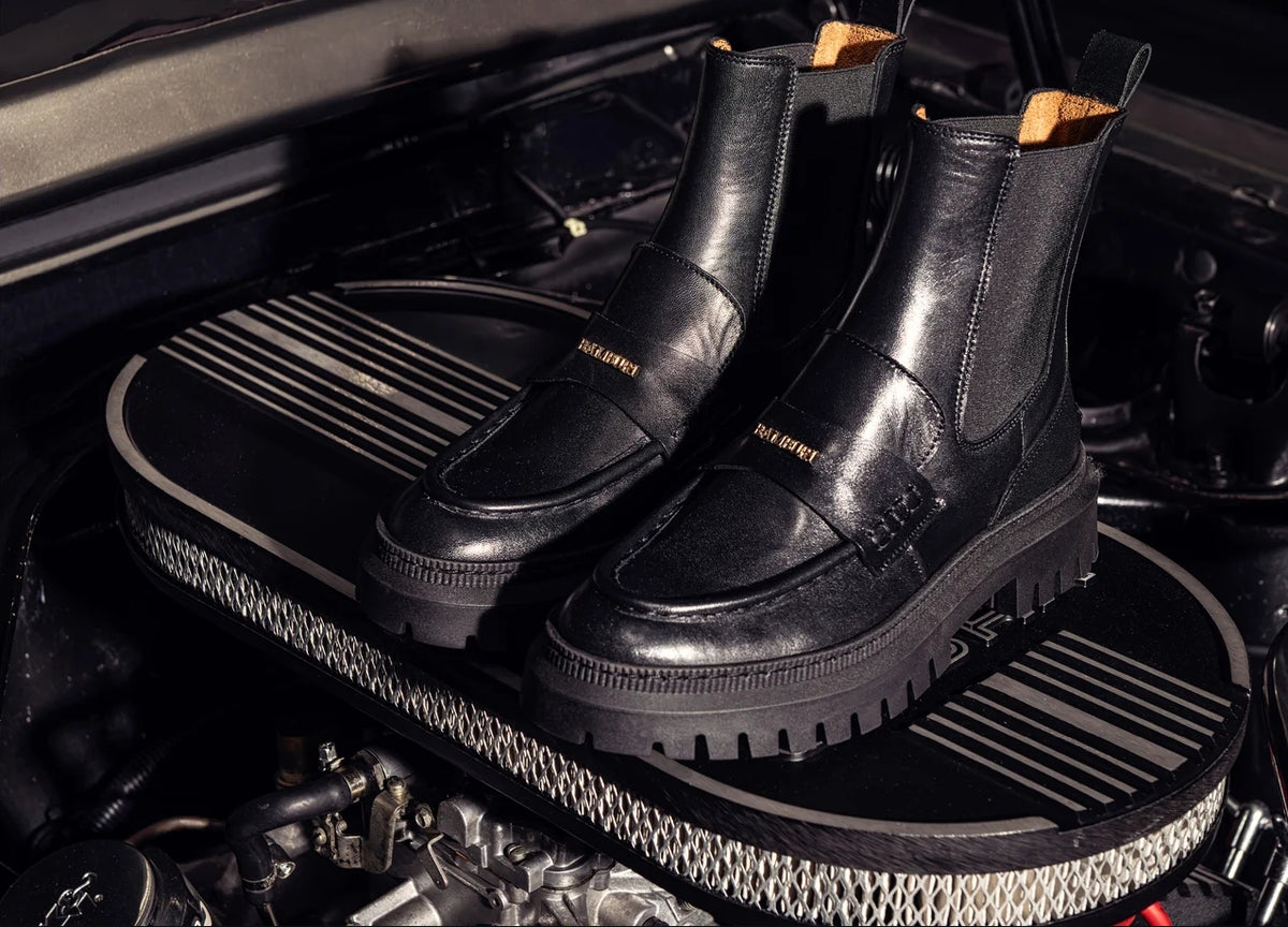 Botins Chelsea robustos em pele - Bamburi