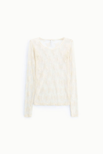 Camisola Renda Transparente - Imperial