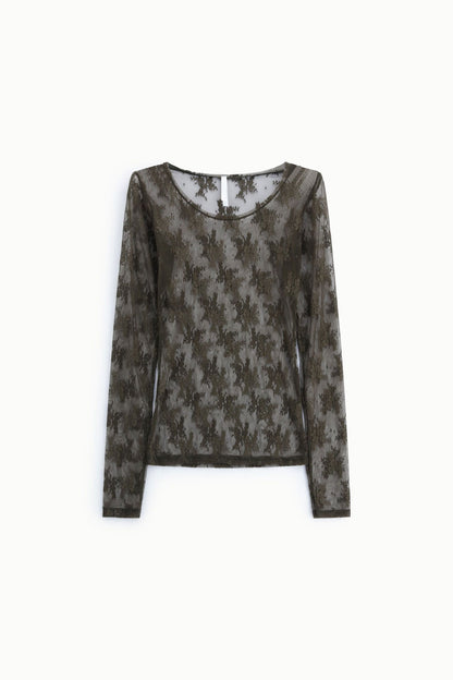 Camisola Renda Transparente - Imperial