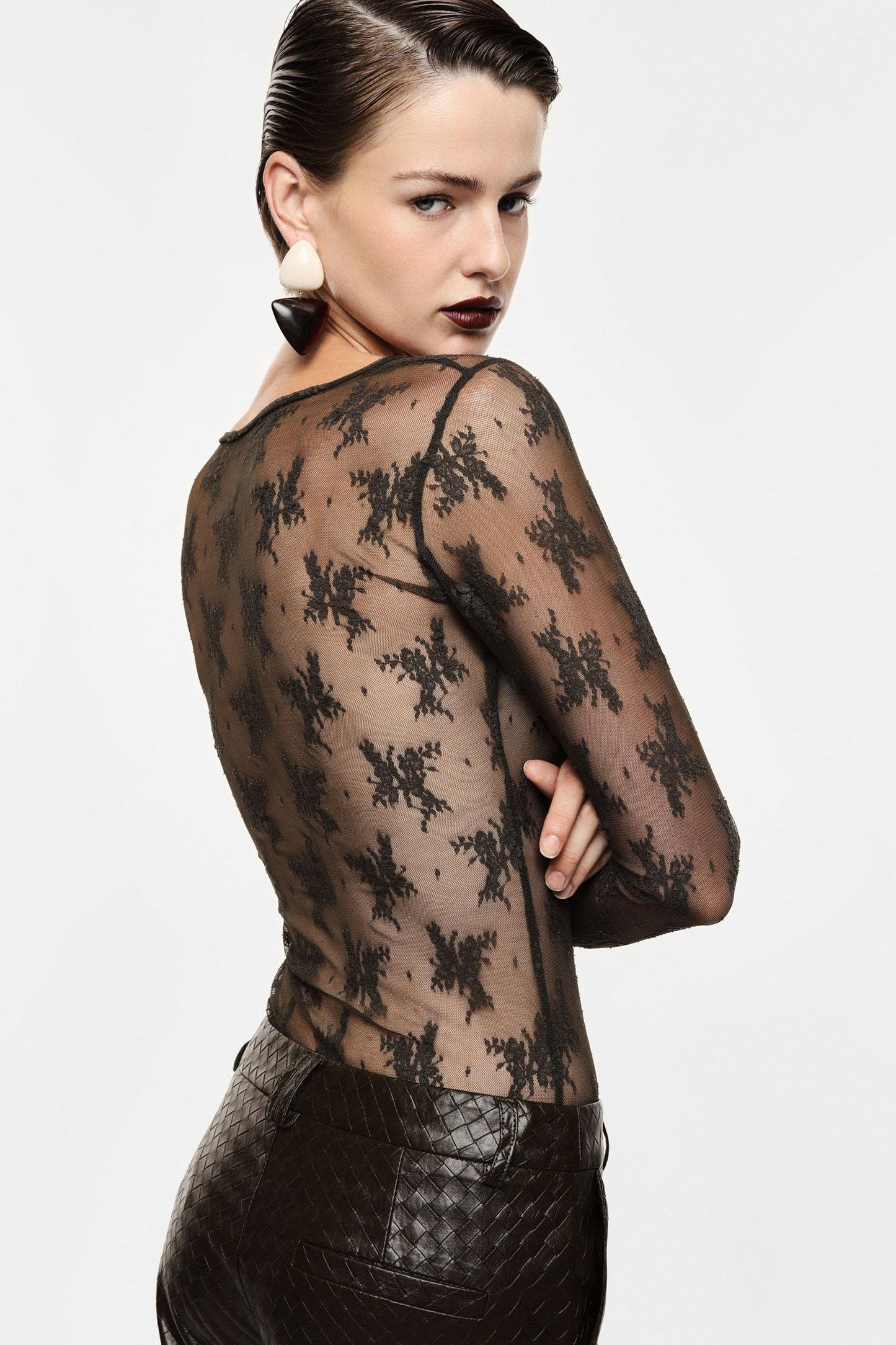 Camisola Renda Transparente - Imperial