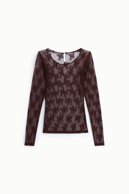 Camisola Renda Transparente - Imperial