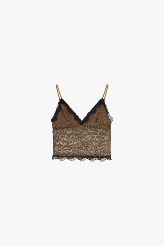 Top curto em renda - Please