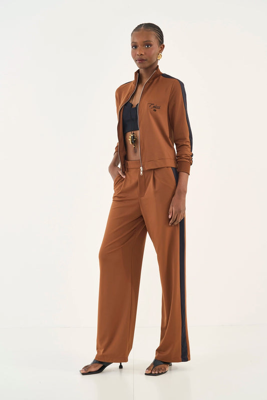 Calça Em Alfaiataria Reta Com Listra Lateral - Colcci