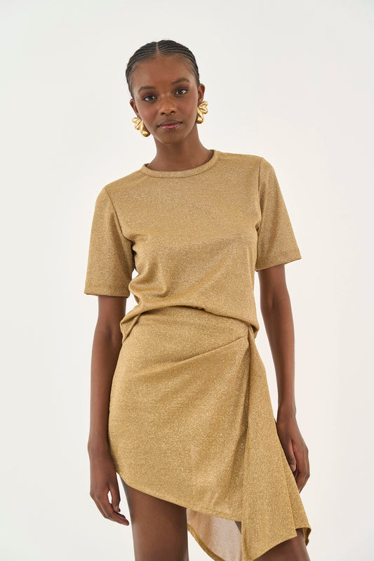 Blusa Metalizada Comfort - Colcci