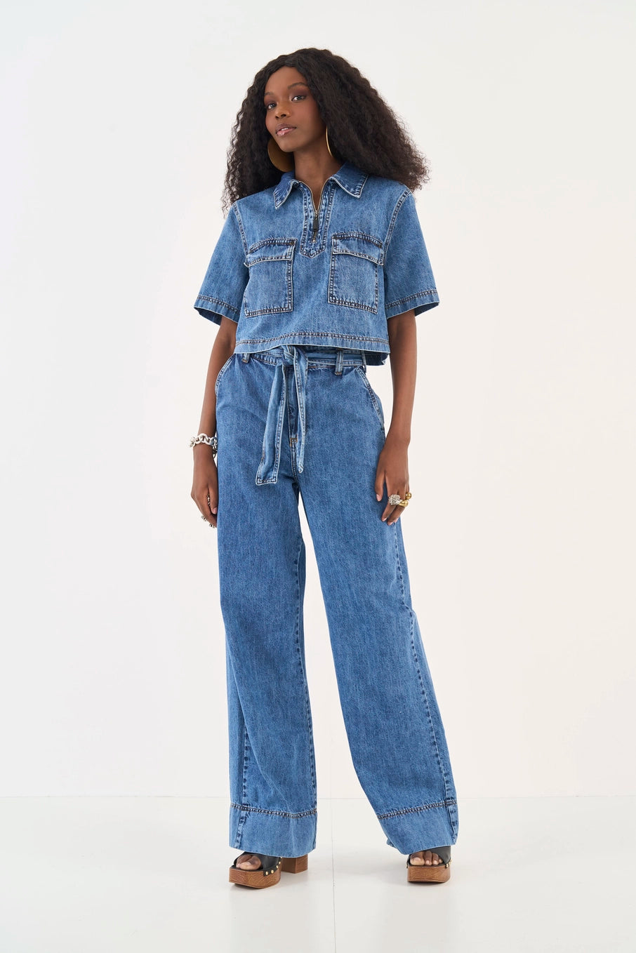 Blusa Jeans - Colcci