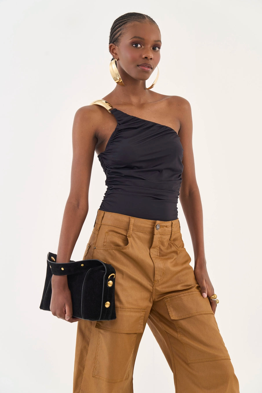Blusa Slim Uma Alça E Franzido Lateral - Colcci