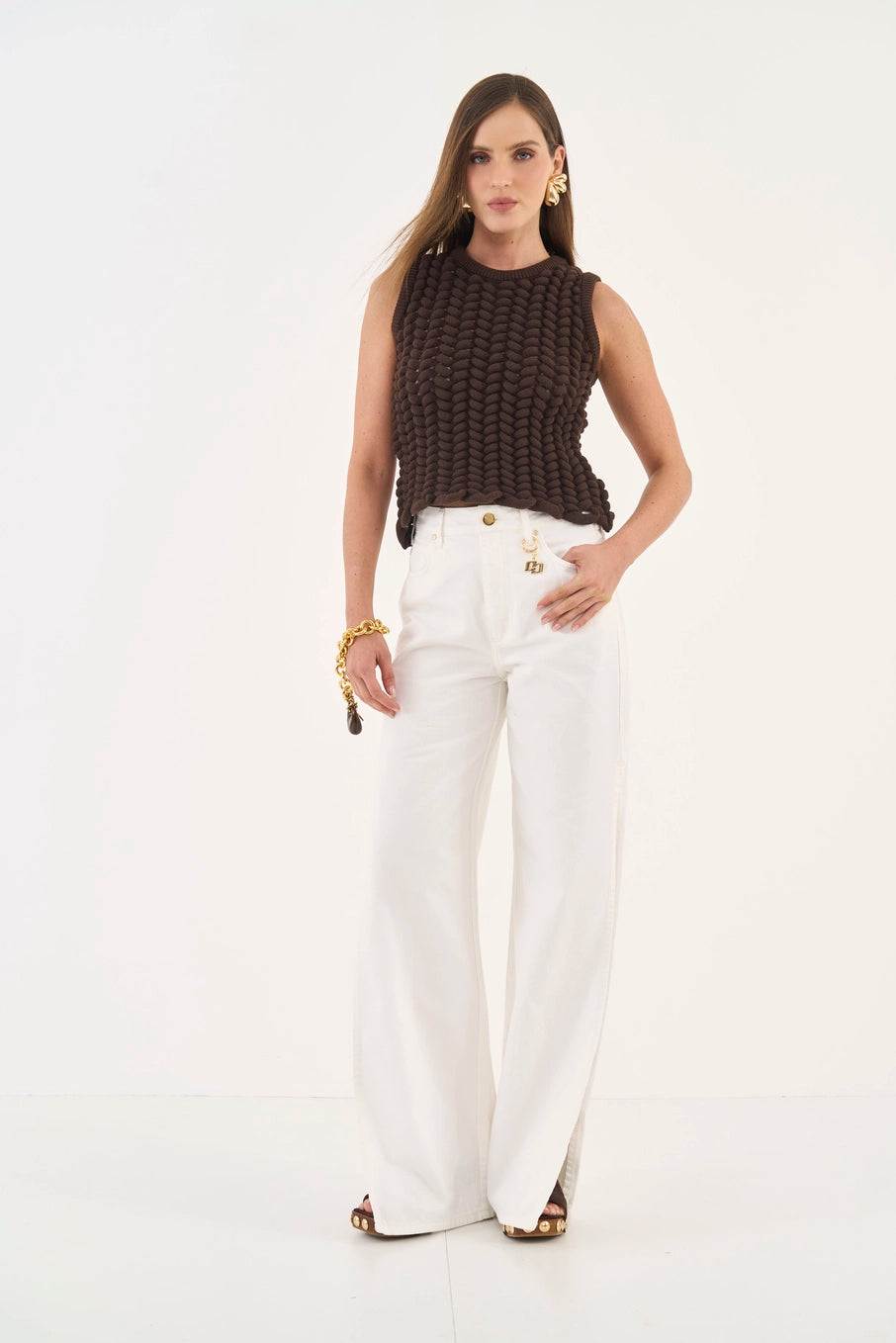 Top Slim Em Tricô - Colcci