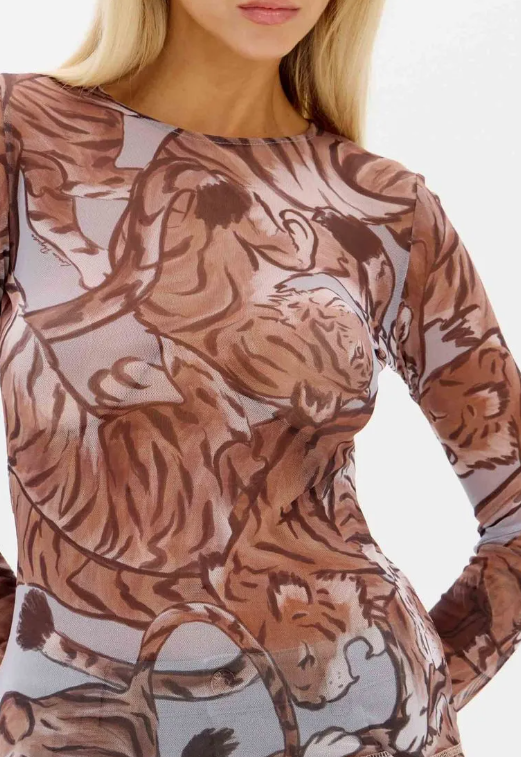 Blusa com Transparência - Lança Perfume