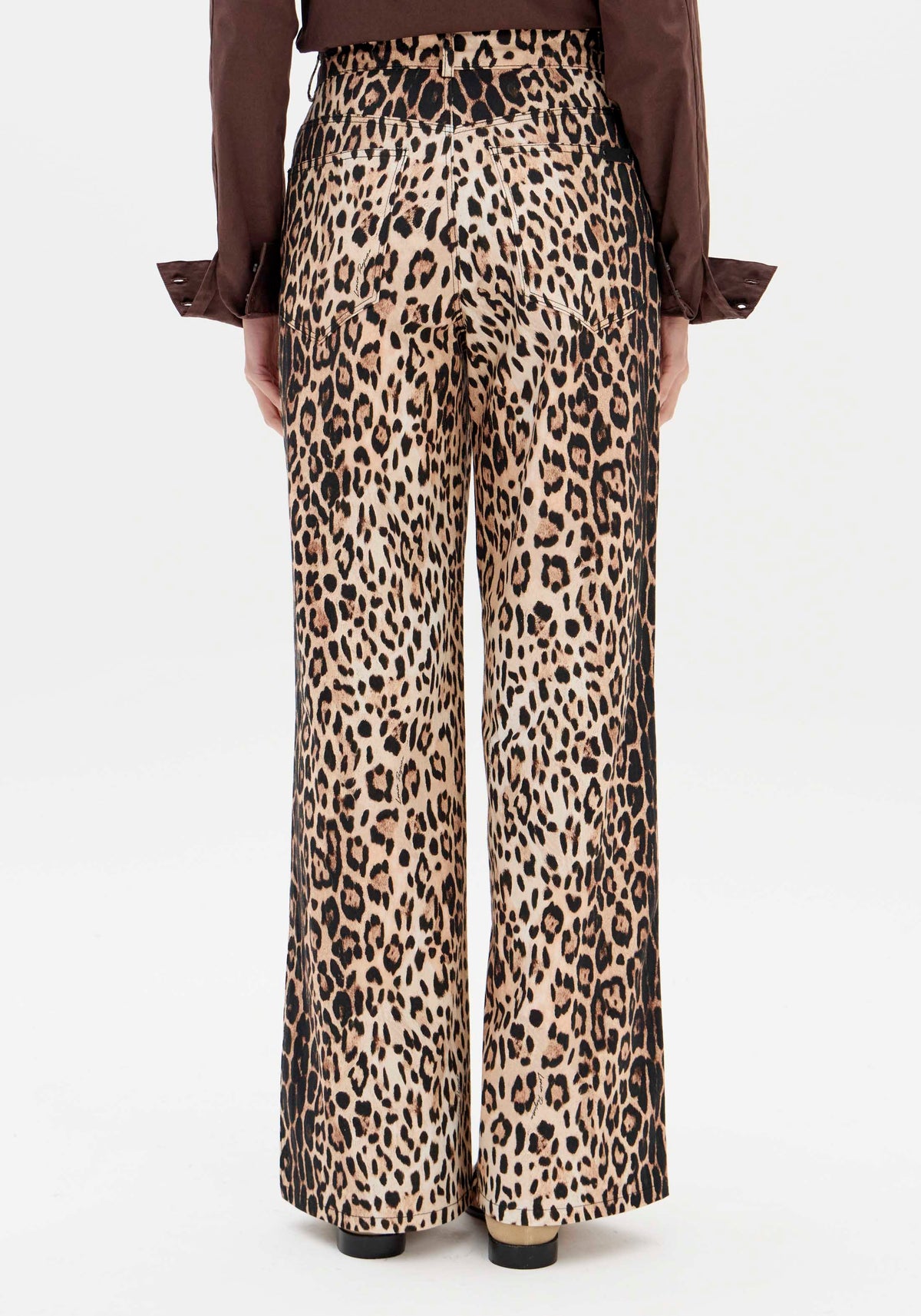 Calças Wide Leg Animal Print - Lança Perfume