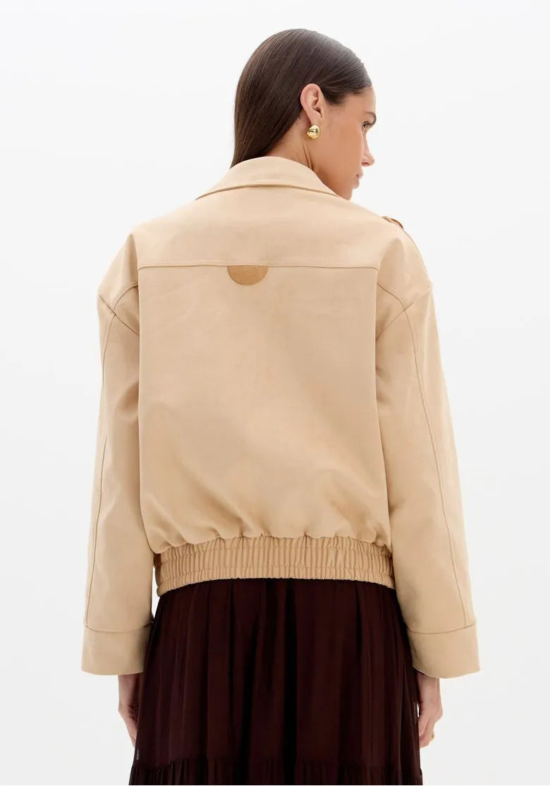 Jaqueta Bomber Com Bolsos - Lança Perfume
