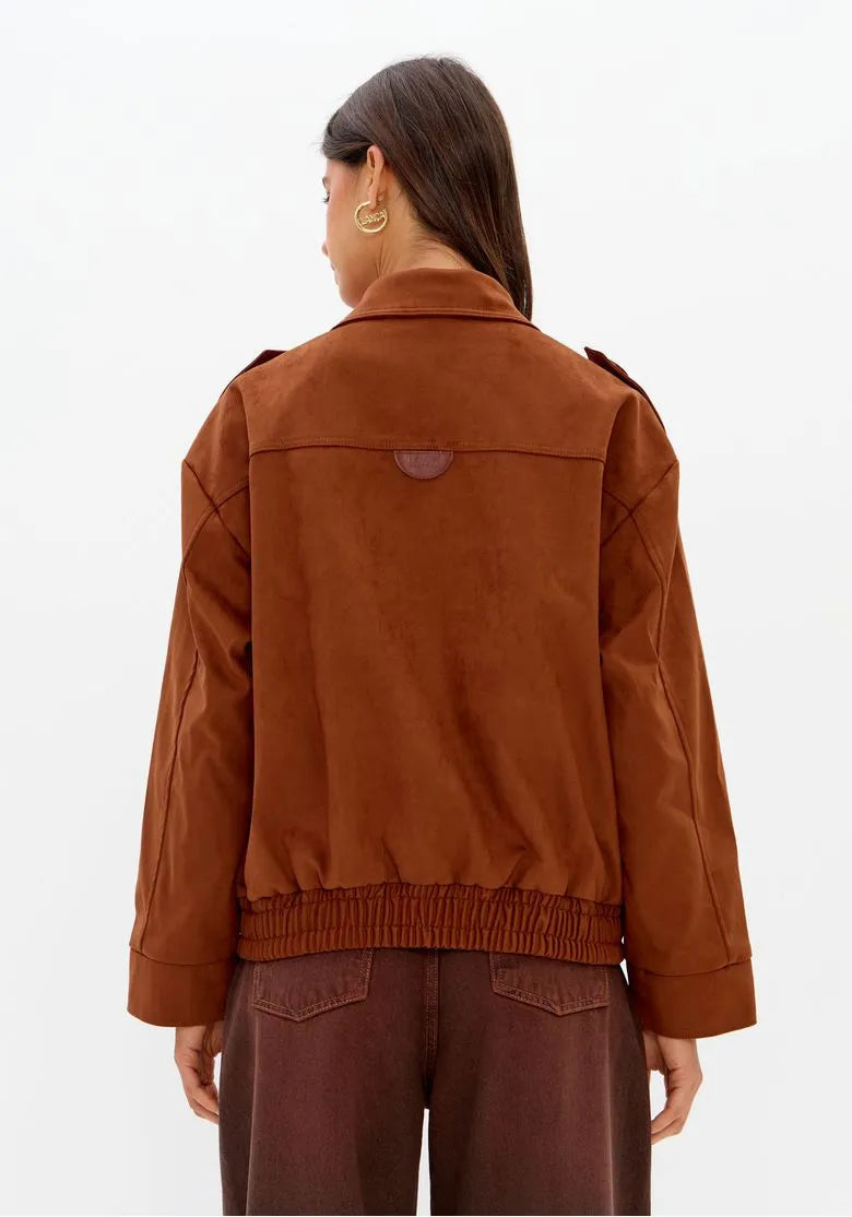 Jaqueta Bomber Com Bolsos - Lança Perfume