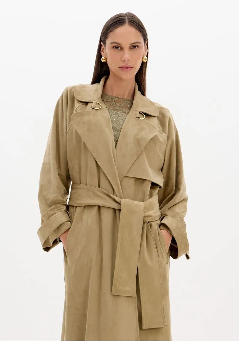 Trench Coat Alongado - Lança Perfume