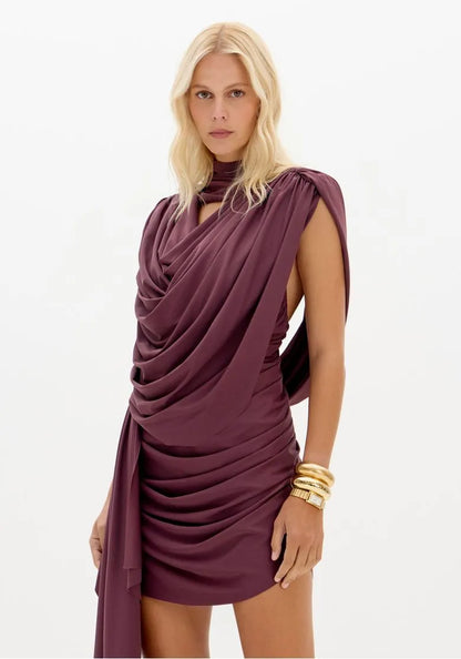 Vestido Curto Franzido - Lança Perfume