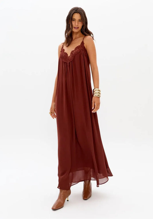 Vestido De Alças Com Renda - Lança Perfume