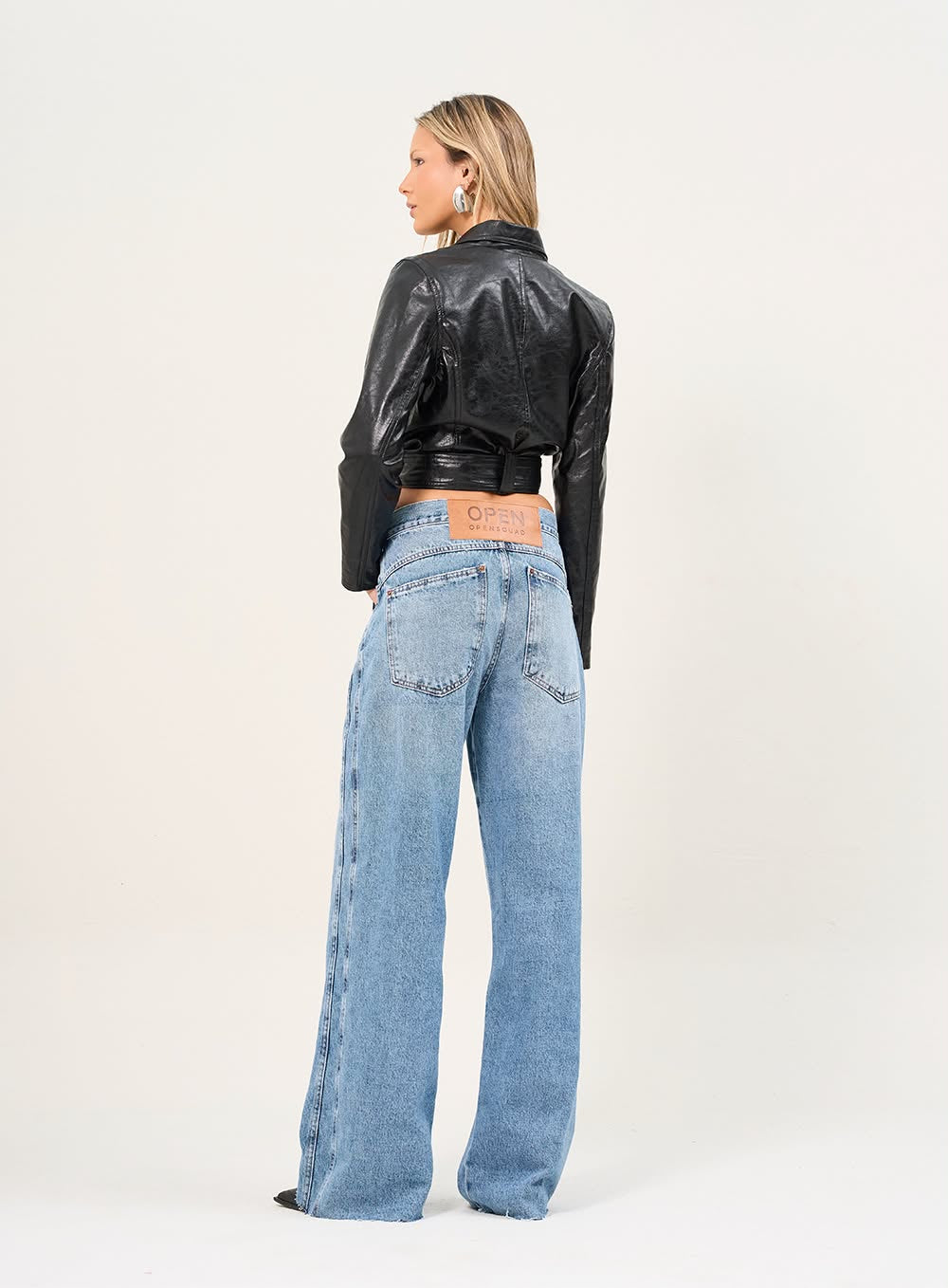Calça Feminina Jeans com Bolsos - Open