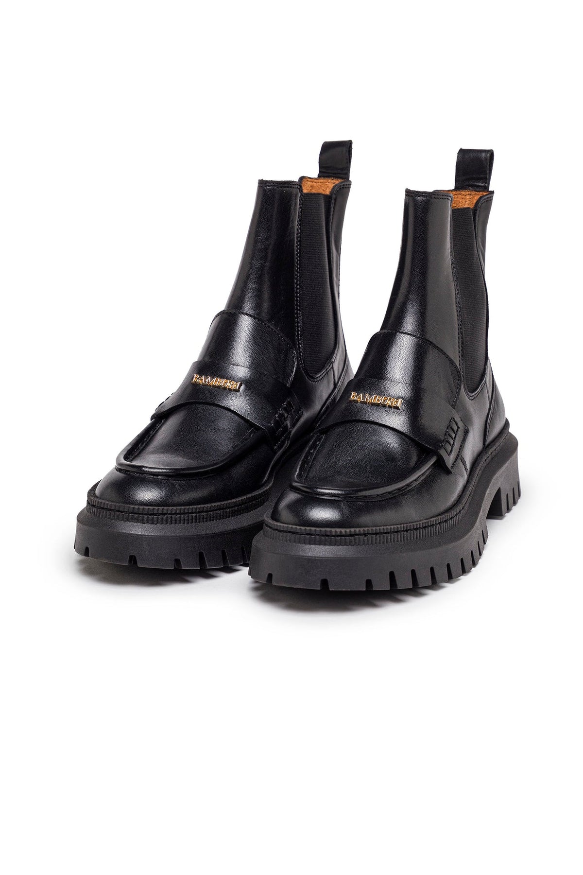 Botins Chelsea robustos em pele - Bamburi