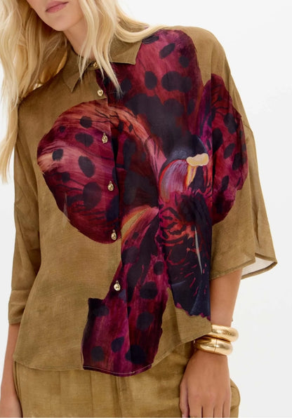 Camisa Estampada Chiffon - Lança Perfume