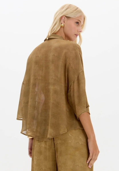 Camisa Estampada Chiffon - Lança Perfume