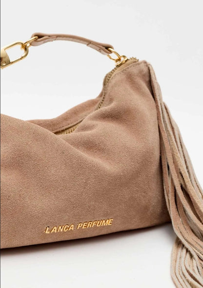 Bolsa Clutch Couro Com Franjas - Lança Perfume