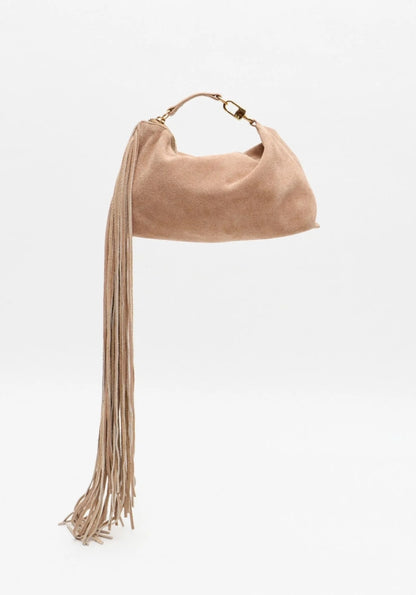 Bolsa Clutch Couro Com Franjas - Lança Perfume
