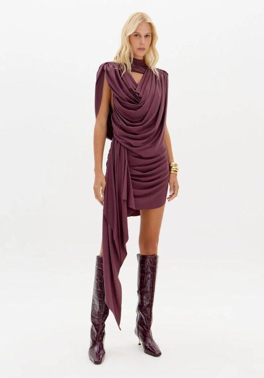 Vestido Curto Franzido - Lança Perfume
