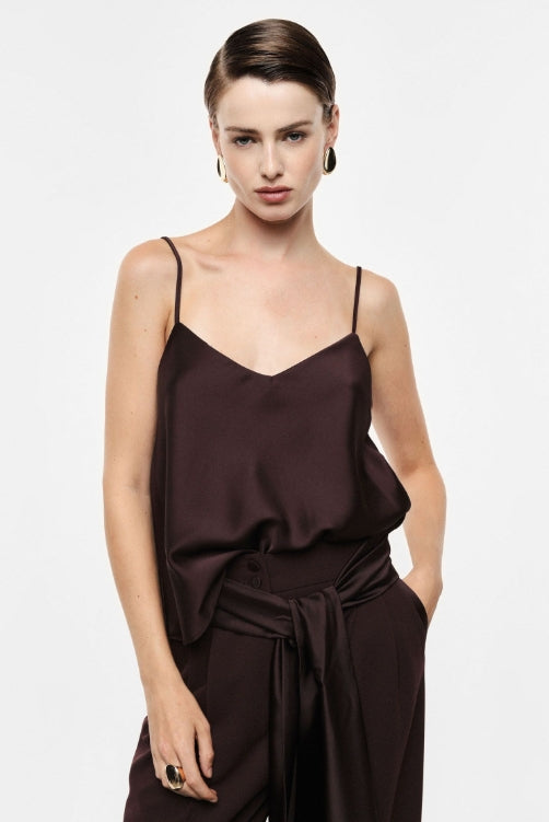 Top acetinado de alças - Imperial