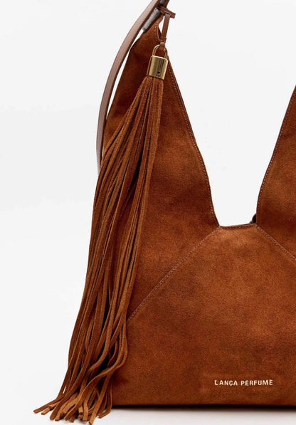 Bolsa Shopping Couro Com Barbicacho - Lança Perfume