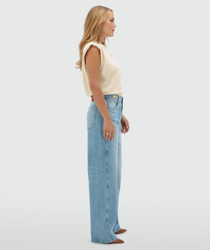 Calça denim corte balão Dewi - Josh V