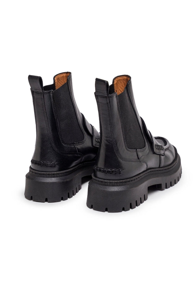 Botins Chelsea robustos em pele - Bamburi