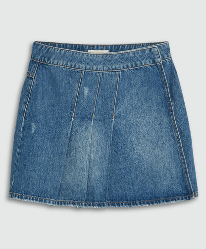 Saia denim cintura subida Iona - Josh V