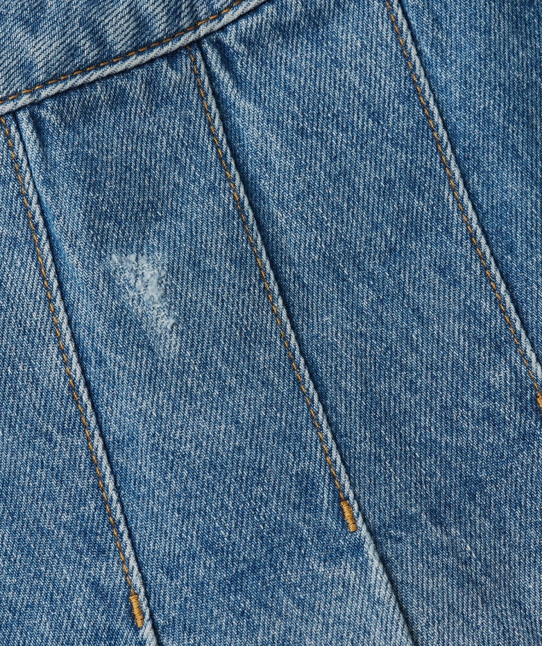 Saia denim cintura subida Iona - Josh V