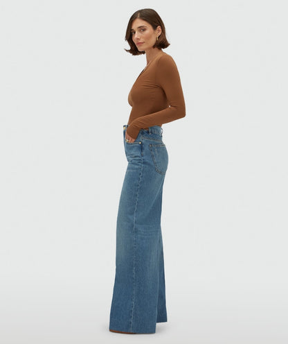 Calça denim cintura subida Gloria - Josh V