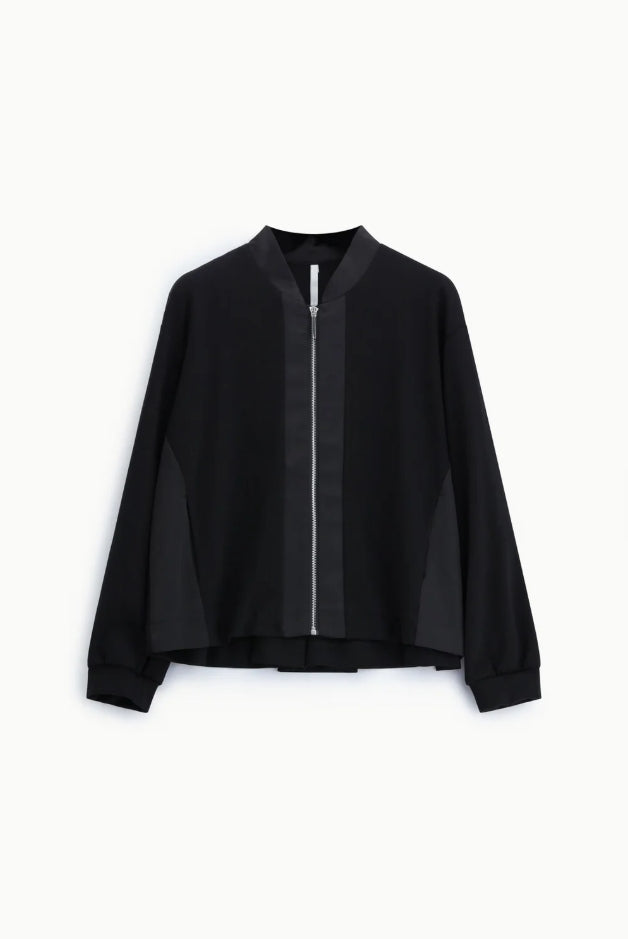Bomber solto felpa e cetim - Imperial