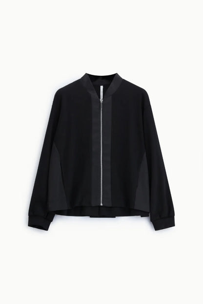 Bomber solto felpa e cetim - Imperial