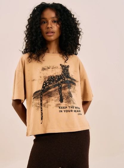 T-Shirt Estampado - Open