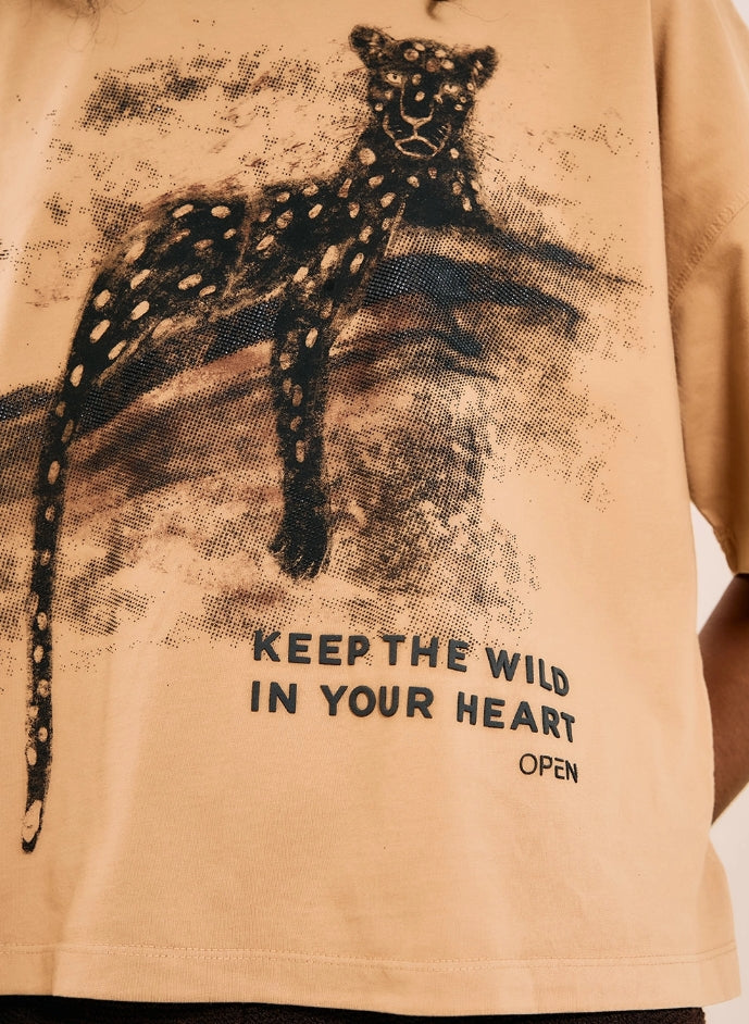 T-Shirt Estampado - Open