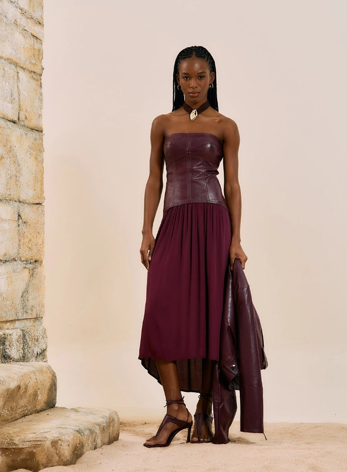 Vestido Midi Tomara Que Caia Corset - Open