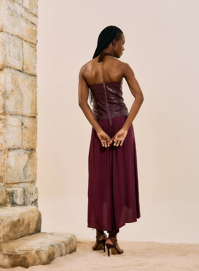 Vestido Midi Tomara Que Caia Corset - Open