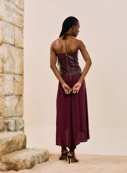 Vestido Midi Tomara Que Caia Corset - Open