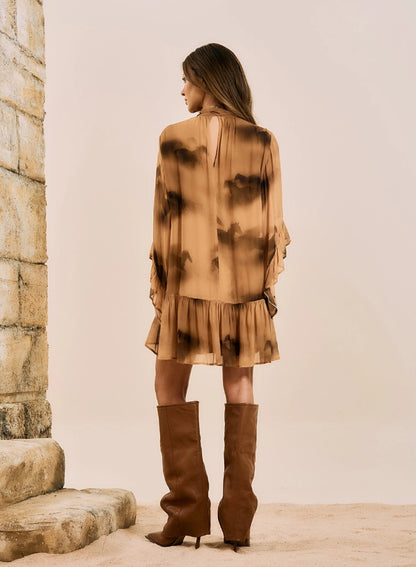 Vestido Curto Horse Print - Open