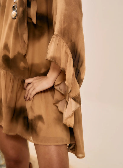 Vestido Curto Horse Print - Open