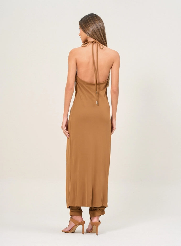 Blusa Feminina Halter Alongada - Open