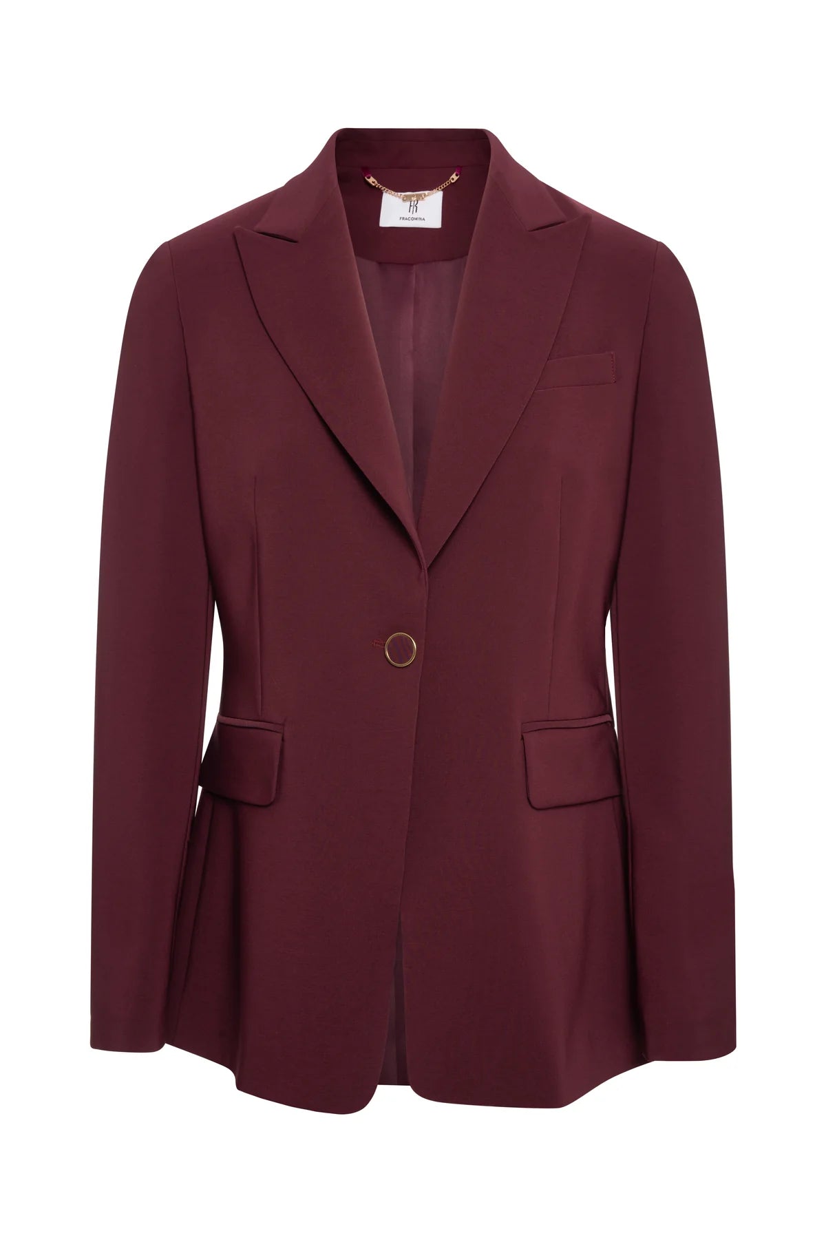 Blazer de corte regular de abotoamento simples - Fracomina (Cópia)