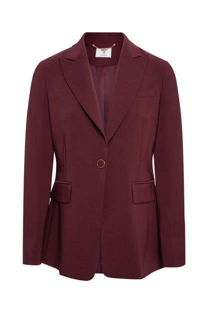 Blazer de corte regular de abotoamento simples - Fracomina (Cópia)