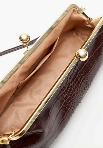 Bolsa Clutch Croco -  Lança Perfume