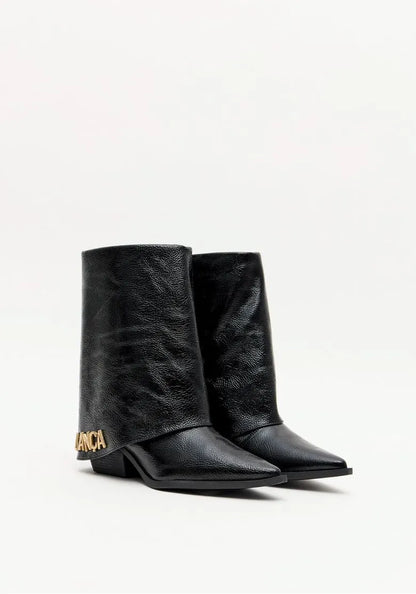 Bota Cano Médio Fold Over - Lança Perfume