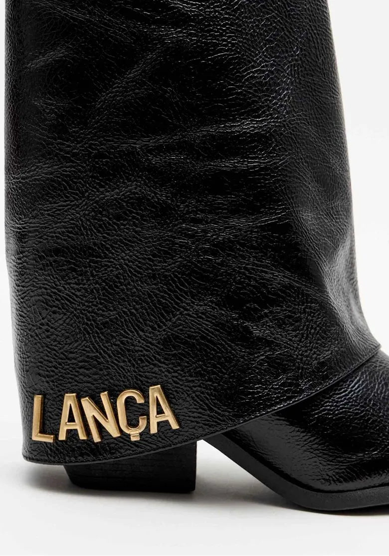 Bota Cano Médio Fold Over - Lança Perfume