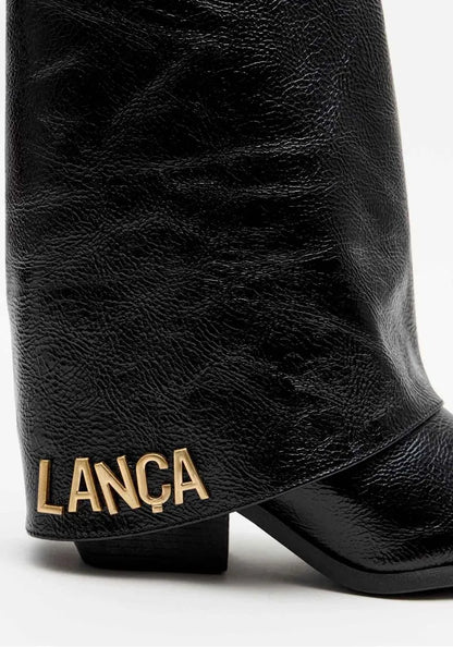 Bota Cano Médio Fold Over - Lança Perfume